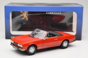 Peugeot 504 Кабриолет Червен Norev 1:18 184754 Метал — снимка 8 от 8