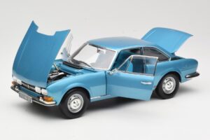 Peugeot 504 Coupe Синьо Norev 1:18 184755 Метал — снимка 2 от 8