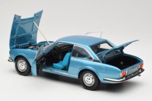 Peugeot 504 Coupe Синьо Norev 1:18 184755 Метал — снимка 5 от 8