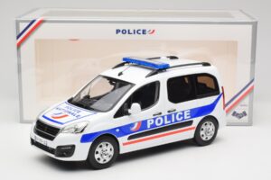 Peugeot Partner Police Син Norev 1:18 184891 Метал — снимка 6 от 6