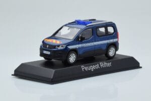 Peugeot Rifter Gendarmerie Otremer Син Norev 1:43 479064 Метал — снимка 2 от 4