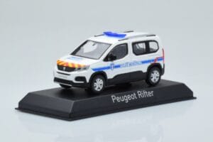 Peugeot Rifter Police Municipale Бял Norev 1:43 479067 Метал — снимка 2 от 4