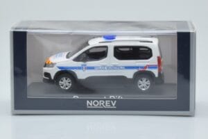 Peugeot Rifter Police Municipale Бял Norev 1:43 479067 Метал — снимка 4 от 4