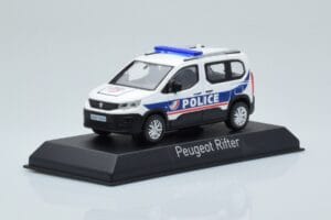 Peugeot Rifter Police Nationale Бял Norev 1:43 479065 Метал — снимка 2 от 4