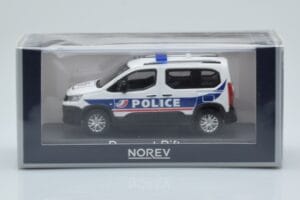 Peugeot Rifter Police Nationale Бял Norev 1:43 479065 Метал — снимка 4 от 4