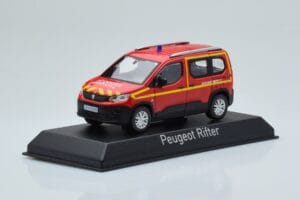 Peugeot Rifter Pompiers Secours Medical Червен Norev 1:43 479070 Метал — снимка 2 от 4
