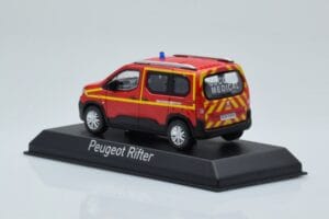 Peugeot Rifter Pompiers Secours Medical Червен Norev 1:43 479070 Метал — снимка 3 от 4