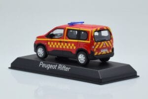 Peugeot Rifter Sapeurs Pompiers Червен Norev 1:43 479071 Метал — снимка 3 от 4