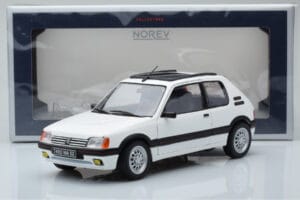 Peugeot 205 GTi 1.6 Бял Norev 1:18 184849 Метал — снимка 8 от 8