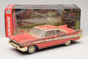 Plymouth Fury Червен Christine Мръсна Версия Auto World 1:18 AWSS119/06 Метал — снимка 8 от 8