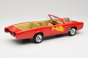 Pontiac GTO Monkeemobile Червен ERTL 1:18 33150 Метал — снимка 3 от 8
