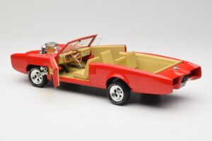 Pontiac GTO Monkeemobile Червен ERTL 1:18 33150 Метал — снимка 5 от 8