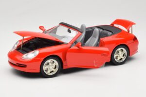 Porsche 911 996 Кабриолет Червен Mira 1:18 06930 Метал — снимка 2 от 8