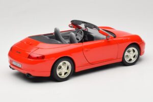Porsche 911 996 Кабриолет Червен Mira 1:18 06930 Метал — снимка 3 от 8