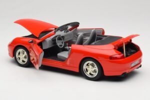 Porsche 911 996 Кабриолет Червен Mira 1:18 06930 Метал — снимка 5 от 8
