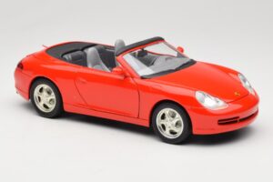 Porsche 911 996 Кабриолет Червен Mira 1:18 06930 Метал — снимка 6 от 8