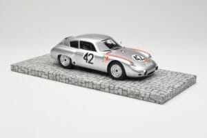 Porsche 356B 1600 GS Carrera GTL Abarth #42 H. Herrmann / H. Linge Targa Florio 1962 Minichamps 1:18 107626842 Смола — снимка 4 от 6