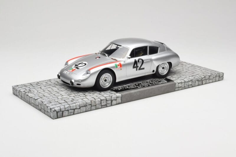 Porsche 356B 1600 GS Carrera GTL Abarth #42 H. Herrmann / H. Linge Targa Florio 1962 Minichamps 1:18 107626842 Смола