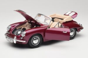Porsche 356B Кабриолет Патладжан Bburago 1:18 3021-M4 Метал — снимка 2 от 8