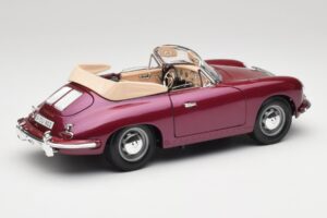 Porsche 356B Кабриолет Патладжан Bburago 1:18 3021-M4 Метал — снимка 3 от 8