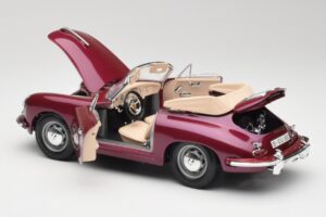 Porsche 356B Кабриолет Патладжан Bburago 1:18 3021-M4 Метал — снимка 5 от 8