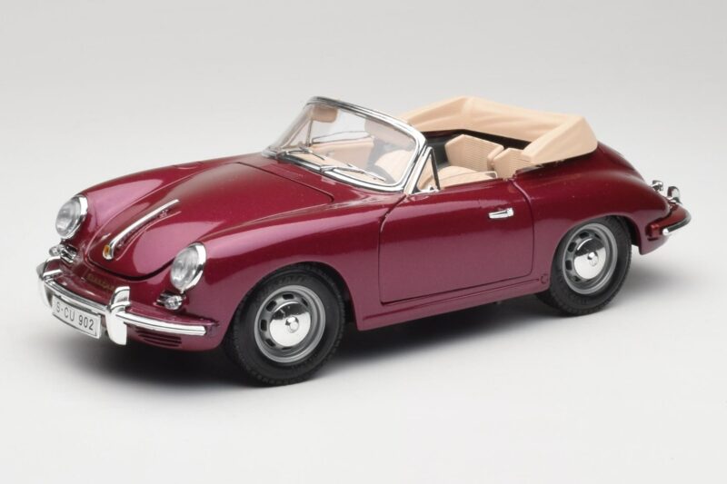Porsche 356B Кабриолет Патладжан Bburago 1:18 3021-M4 Метал