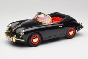 Porsche 356B Кабриолет Черен Bburago 1:18 3031D Метал
