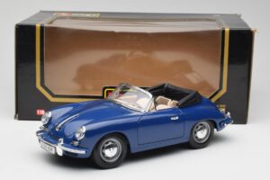 Porsche 356B Кабриолет Син Bburago 1:18 3051 Метал — снимка 8 от 8