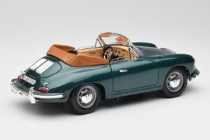Porsche 356B Кабриолет Зелен Bburago 1:18 3051-M1 Метал — снимка 3 от 8