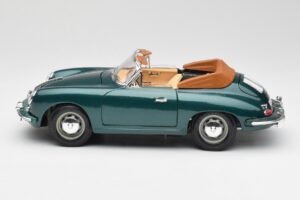 Porsche 356B Кабриолет Зелен Bburago 1:18 3051-M1 Метал — снимка 4 от 8