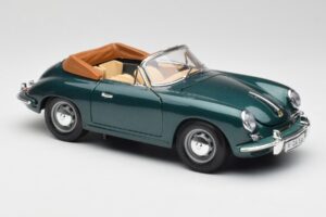 Porsche 356B Кабриолет Зелен Bburago 1:18 3051-M1 Метал — снимка 6 от 8
