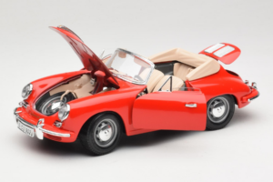 Porsche 356B Кабриолет Червен Tchibo 1:18 45703 Метал — снимка 2 от 8