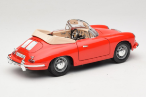 Porsche 356B Кабриолет Червен Tchibo 1:18 45703 Метал — снимка 3 от 8