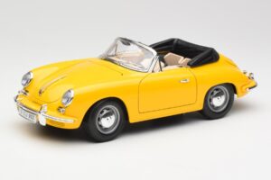 Porsche 356B Кабриолет Жълт Bburago 1:18 3031 Метал
