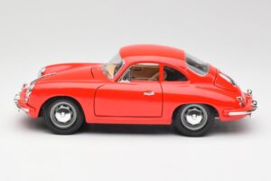 Porsche 356B Червен Bburago 1:18 3021 Метал — снимка 4 от 8