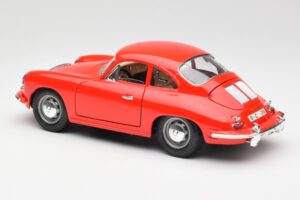 Porsche 356B Червен Bburago 1:18 3021 Метал — снимка 7 от 8