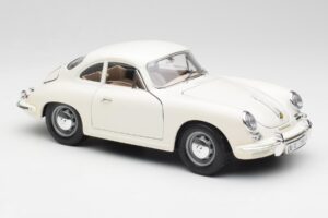 Porsche 356B Бял Bburago 1:18 3021-M3 Метал — снимка 6 от 8