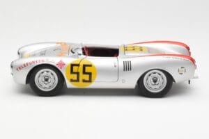 Porsche 550-1500 RS Spyder #55 H. Herrmann Carrera Panamericana 1954 AUTOart 1:18 85470 Метал — снимка 4 от 8