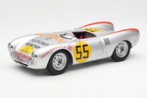 Porsche 550-1500 RS Spyder #55 H. Herrmann Carrera Panamericana 1954 AUTOart 1:18 85470 Метал