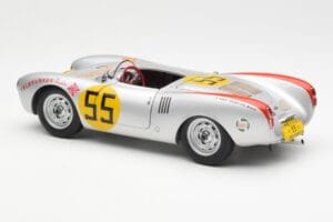 Porsche 550-1500 RS Spyder #55 H. Herrmann Carrera Panamericana 1954 AUTOart 1:18 85470 Метал — снимка 7 от 8