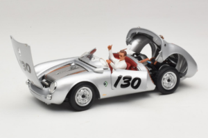 Porsche 550 A Spyder Little Bastard James Dean Schuco 1:18 450033200 Метал — снимка 2 от 8