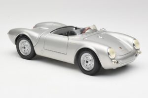 Porsche 550 A Spyder Сребрист Maisto 1:18 50314 Метал — снимка 6 от 8