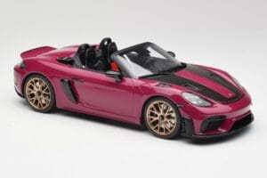 Porsche 718 982 Spyder RS Weissach Package Ruby Star Neo GT Spirit 1:18 GT486 Смола — снимка 4 от 6