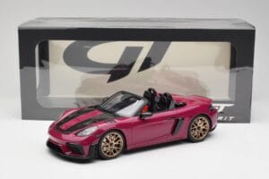 Porsche 718 982 Spyder RS Weissach Package Ruby Star Neo GT Spirit 1:18 GT486 Смола — снимка 6 от 6