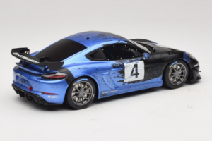 Porsche 718 Cayman GT4 RS Clubsport Черен Синьо Otto 1:18 OT469 Смола — снимка 2 от 6