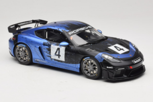 Porsche 718 Cayman GT4 RS Clubsport Черен Синьо Otto 1:18 OT469 Смола — снимка 4 от 6