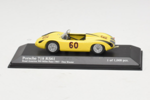 Porsche 718 RS61 #60 D. Wester Road America 500 Miles 1963 Minichamps 1:43 430636560 Метал