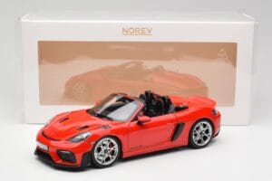 Porsche 718 Spyder RS Guards Red Norev 1:18 187271 Метал — снимка 8 от 8
