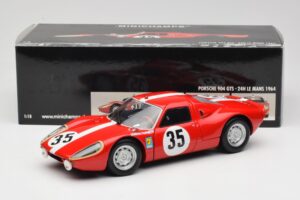 Porsche 904 GTS #35 H. Muller 24 Hours of Le Mans 1964 Minichamps 1:18 180646735 Метал — снимка 8 от 8