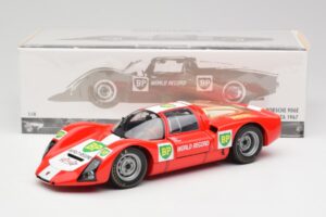 Porsche 906E BP World Record Runs Monza 1967 Minichamps 1:18 100676100 Метал — снимка 8 от 8